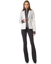 Женский серый пиджак от Veronica Beard