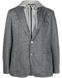 Мужской серый пиджак от BOSS