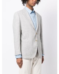 Мужской серый пиджак от Kiton