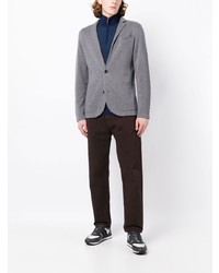 Мужской серый пиджак от N.Peal