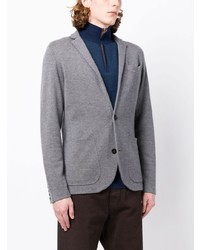 Мужской серый пиджак от N.Peal