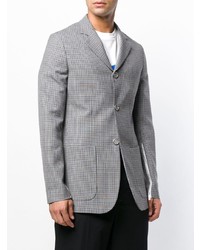 Мужской серый пиджак от Raf Simons