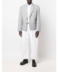 Мужской серый пиджак от Ader Error