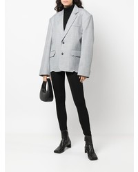 Мужской серый пиджак от Ader Error