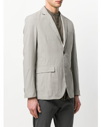 Мужской серый пиджак от Paolo Pecora