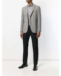 Мужской серый пиджак от Boglioli