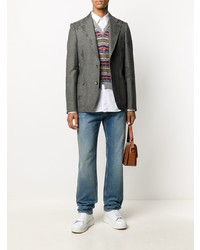 Мужской серый пиджак от Marni