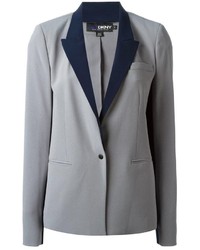Женский серый пиджак от DKNY