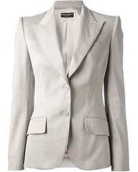 Женский серый пиджак от Dolce & Gabbana