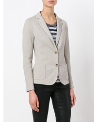 Женский серый пиджак от Eleventy