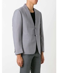 Мужской серый пиджак от Thom Browne