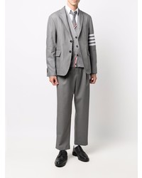 Мужской серый пиджак от Thom Browne