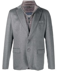 Мужской серый пиджак от Herno