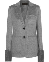 Женский серый пиджак от J.Crew