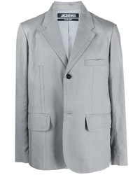 Мужской серый пиджак от Jacquemus