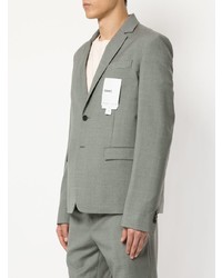 Мужской серый пиджак от Oamc