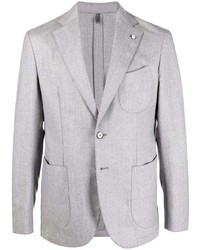 Мужской серый пиджак от Luigi Bianchi Mantova