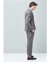 Мужской серый пиджак от Mango Man