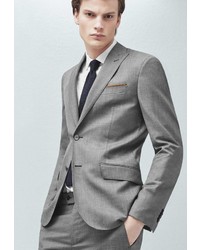 Мужской серый пиджак от Mango Man