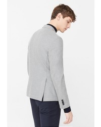 Мужской серый пиджак от Mango Man