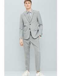 Мужской серый пиджак от Mango Man