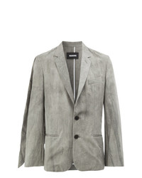 Мужской серый пиджак от Moohong