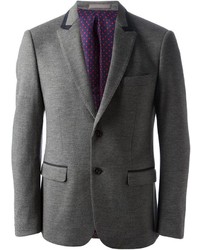 Мужской серый пиджак от Moschino