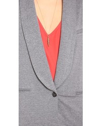 Женский серый пиджак от Soft Joie