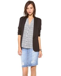 Женский серый пиджак от Soft Joie