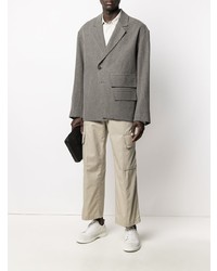 Мужской серый пиджак от Jacquemus