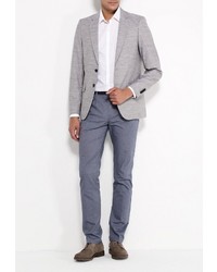 Мужской серый пиджак от Piazza Italia