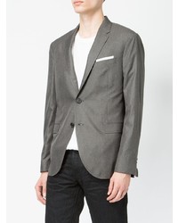 Мужской серый пиджак от Neil Barrett