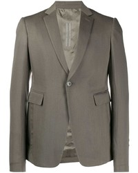 Мужской серый пиджак от Rick Owens