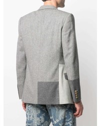 Мужской серый пиджак от Walter Van Beirendonck Pre-Owned