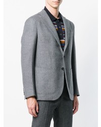 Мужской серый пиджак от Caruso