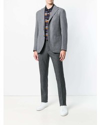 Мужской серый пиджак от Caruso