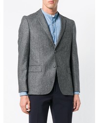 Мужской серый пиджак от Officine Generale