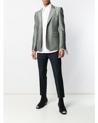 Мужской серый пиджак от Alexander McQueen