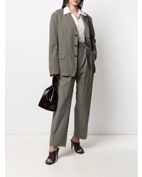 Мужской серый пиджак от Lemaire