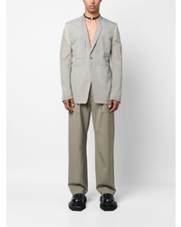 Мужской серый пиджак от Rick Owens