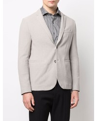 Мужской серый пиджак от Emporio Armani
