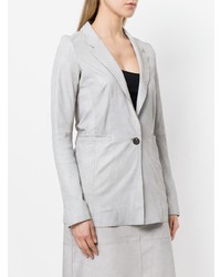 Женский серый пиджак от Vanderwilt