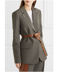 Женский серый пиджак от Tibi