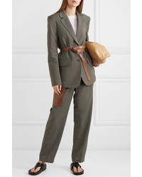 Женский серый пиджак от Tibi