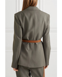 Женский серый пиджак от Tibi