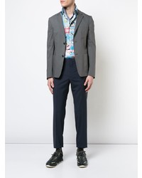 Мужской серый пиджак от Prada