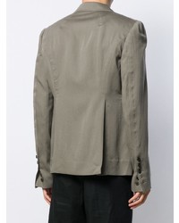 Мужской серый пиджак от Rick Owens