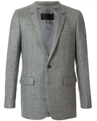 Мужской серый пиджак от Th X Vier Antwerp
