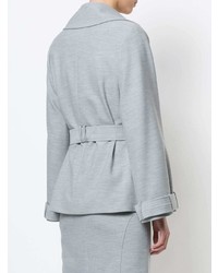 Женский серый пиджак от Thomas Wylde