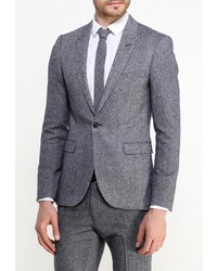 Мужской серый пиджак от Topman